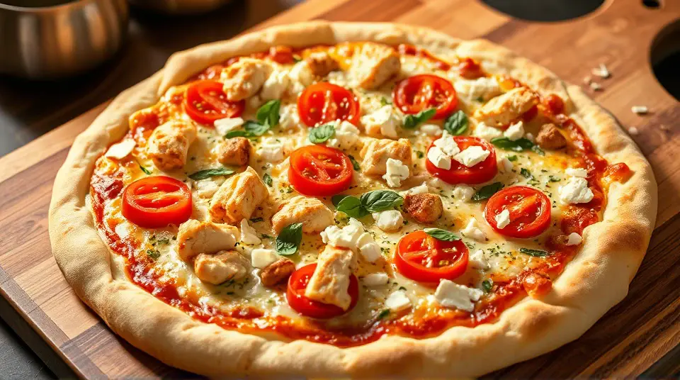 Gourmet White Pizza 🍕✨