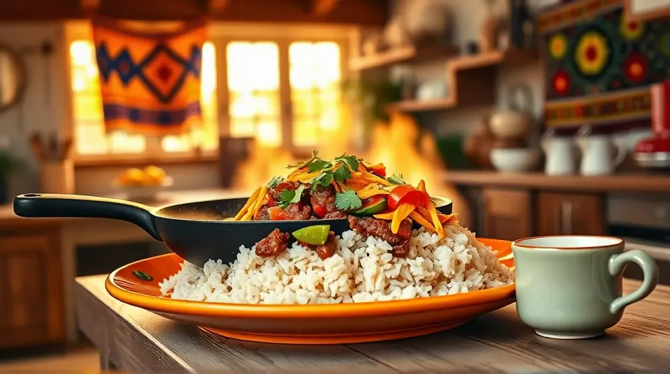 One-Pan Taco Dinner 🌮🍚