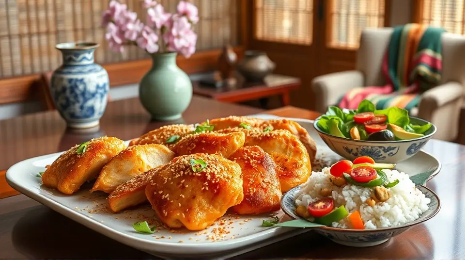 Crunchy Sesame Chicken 🍗✨