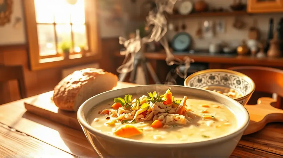 Grandma's Comforting Chicken Soup 🍲🐔