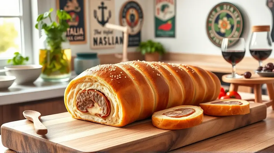 Sausage Stuffed Bread