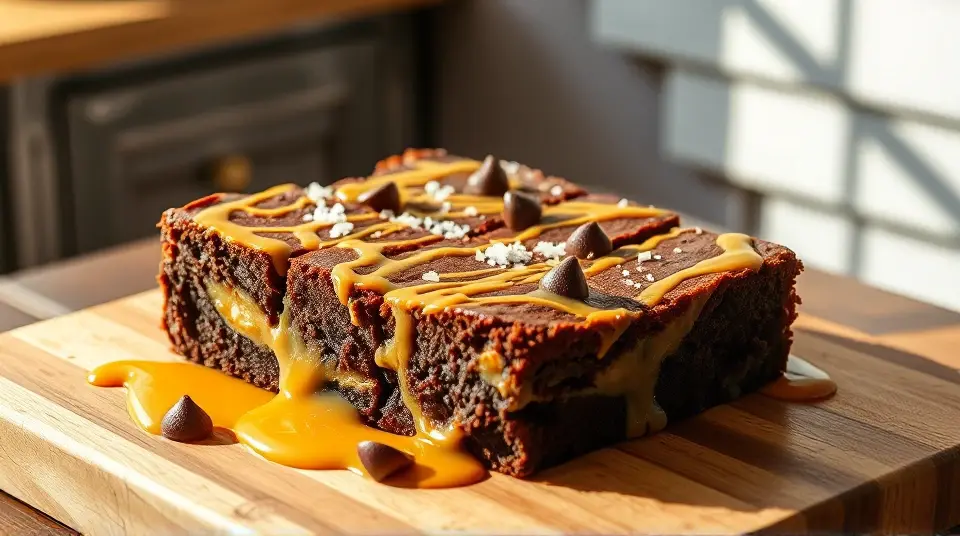 Peanut Butter Brownies (from a cake mix!)