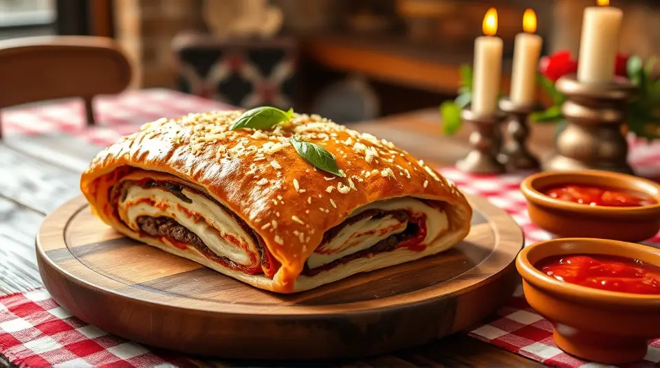 Savory Stromboli Delight 🌟🍞