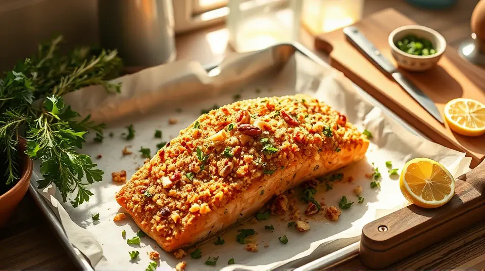 Baked Dijon Salmon 🍣🍋