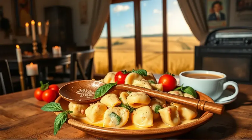 Creamy Spinach Tomato Tortellini 🍝🍅