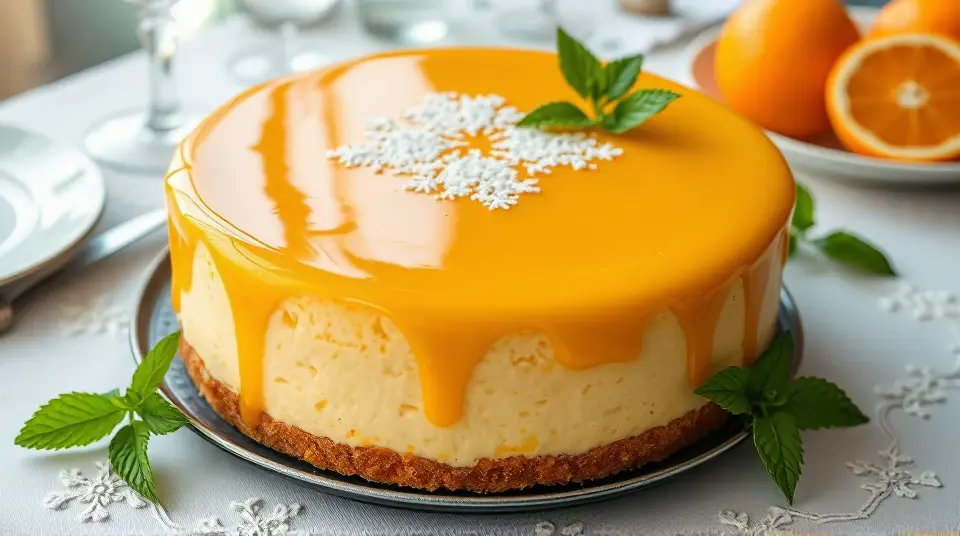 Zesty Citrus Cheesecake 🍋🍊