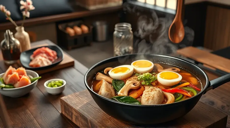 Chicken Ramen Skillet
