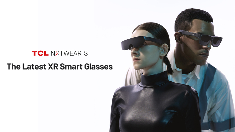 TCL NXTWEAR S+ Lunettes XR Micro OLED 215" 1080p 120Hz – Cinéma Privé, Jeux, Bureau – Monture Sur Ordonnance Possible