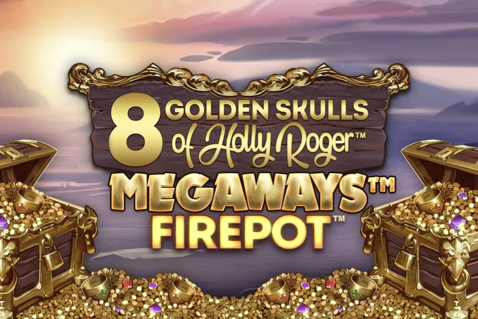 8 Golden Skulls of Holly Roger Megaways Cover Image