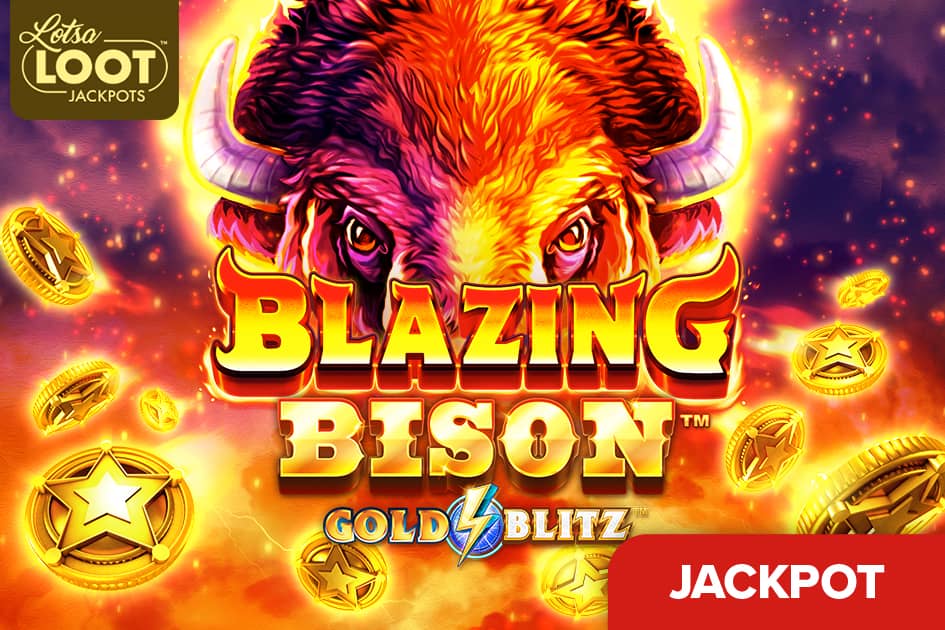 Blazing Bison Gold Blitz Lotsaloot Cover Image
