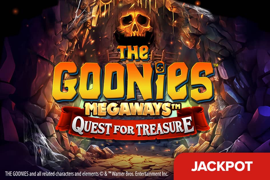 The Goonies Megaways Quest For Riches Jackpot King Cover Image