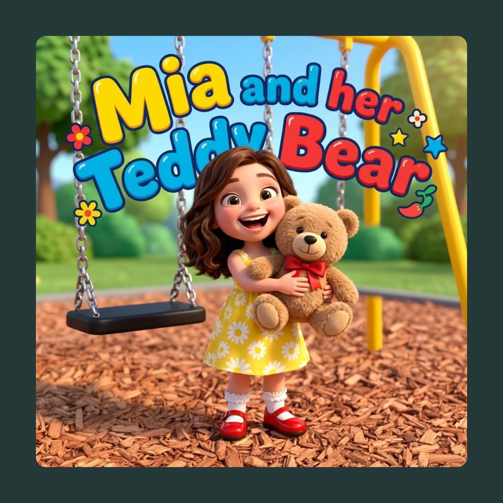 Mia and her Teddy Bear