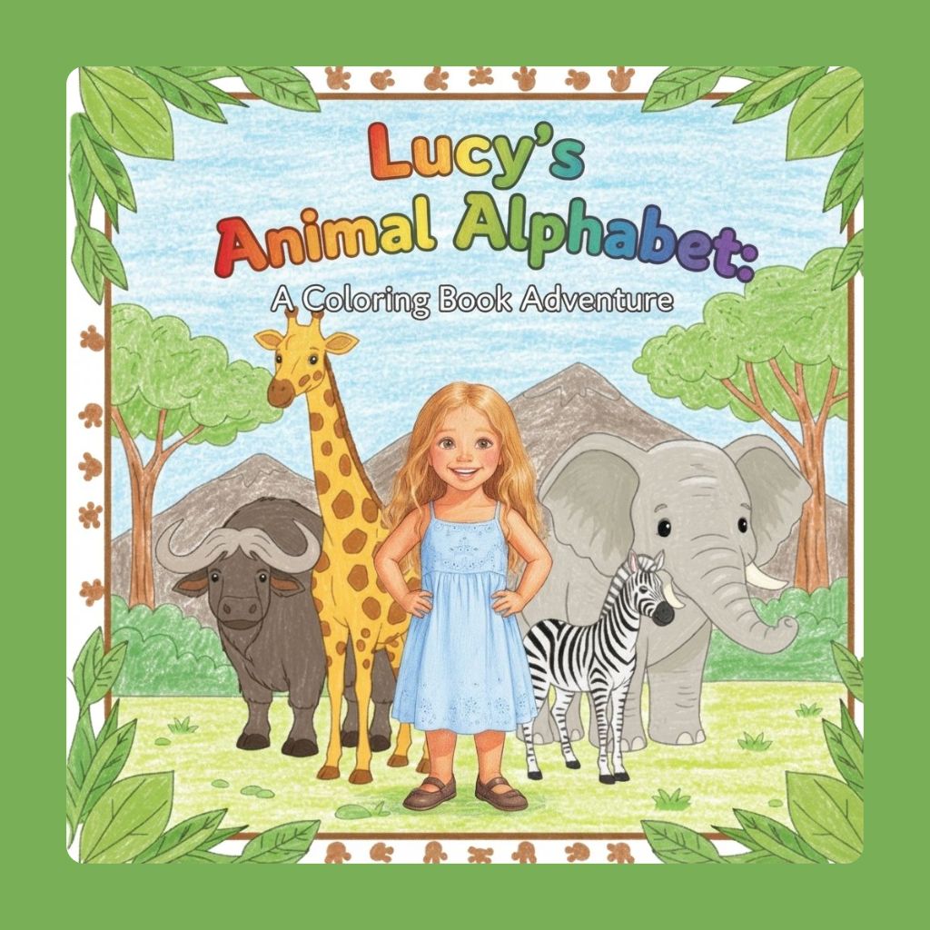Lucy's Animal Alphabet: A Coloring Book Adventure 