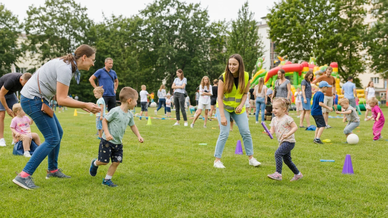 Rodzinny festyn sportowy przy ul. Włókienniczej