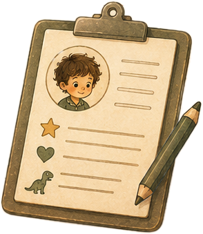 Child profile clipboard