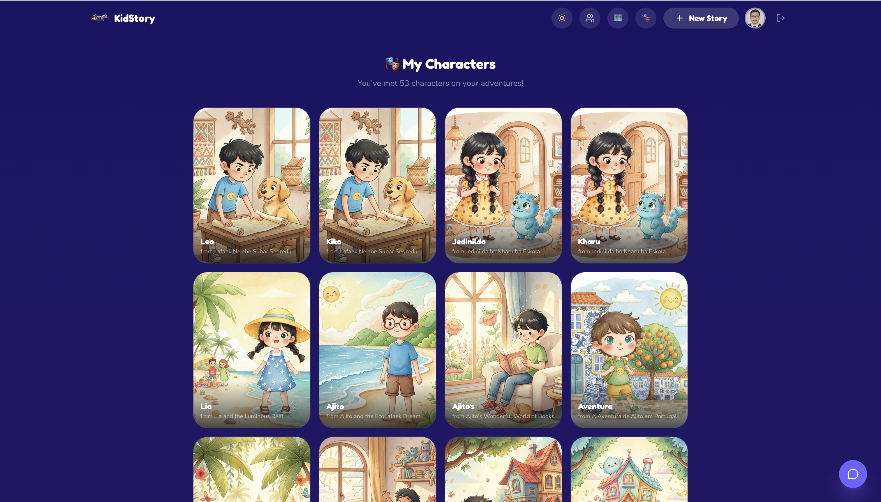 Character gallery