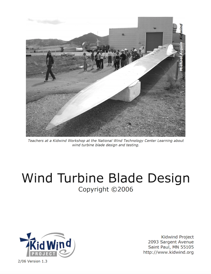 wind turbine blade design for kids