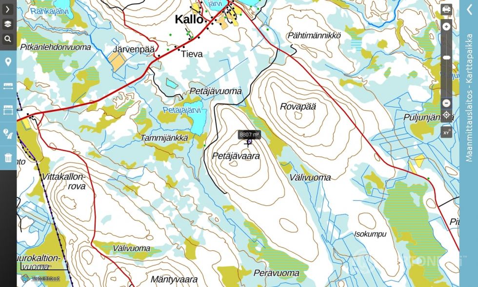 Pala Kalloa *Määräala Lappia Kittilästä eniten tarjoavalle *Runsaat  yhteiset maa- ja vesialueet – 