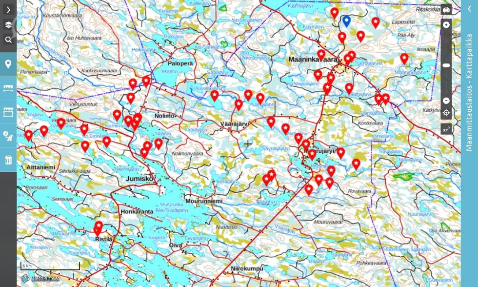 Maaninkavaara ,69ha määräala * eniten tarjoavalle vaikka vaunuparkiksi *  maata Lapista – 