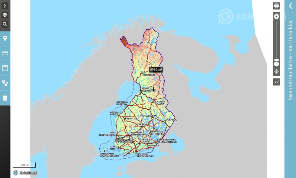 Maaninkavaara ,69ha määräala * eniten tarjoavalle vaikka vaunuparkiksi *  maata Lapista – 