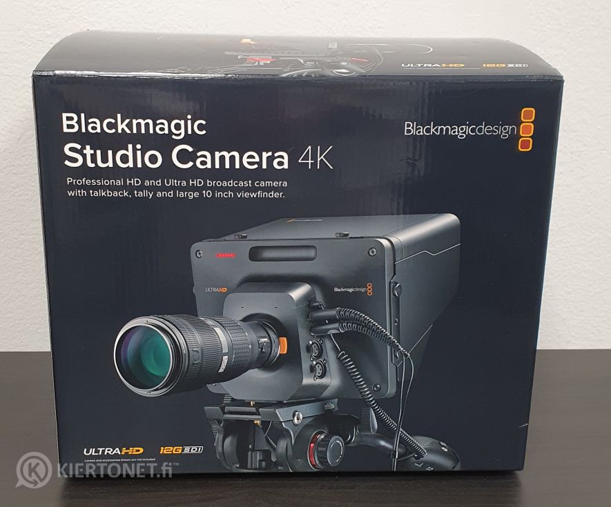 UUSI Blackmagic Design Studio Camera 4K – 