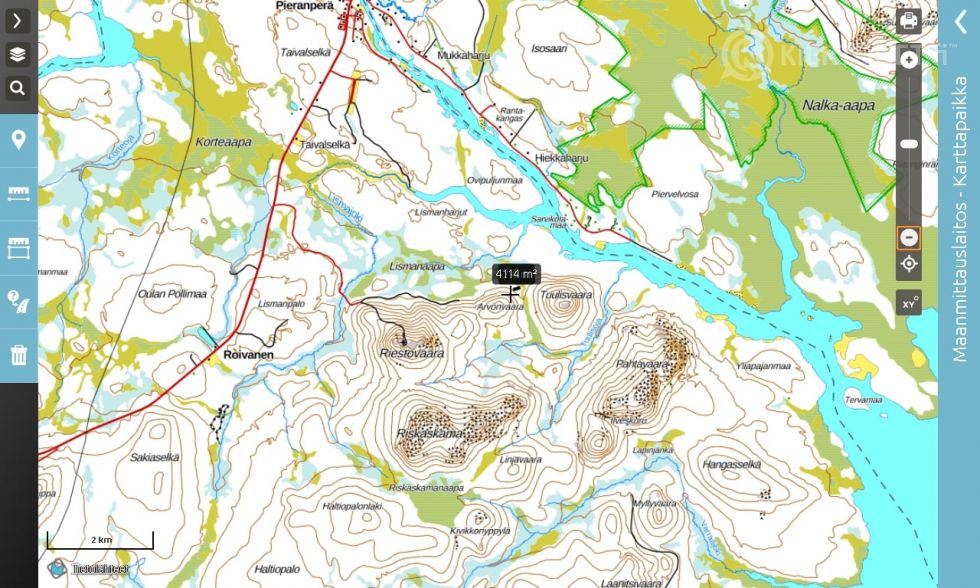 Vuohčču Vuotso Arvonvaara * metsämääräala eniten tarjoavalle*  touhutontti vaunuparkki lappi – 