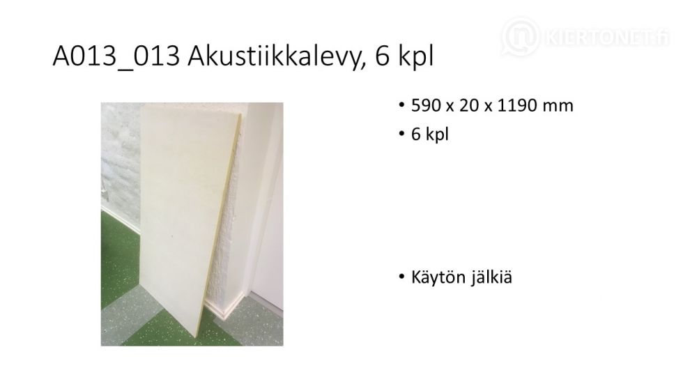 Akustiikkalevy 6 kpl – 