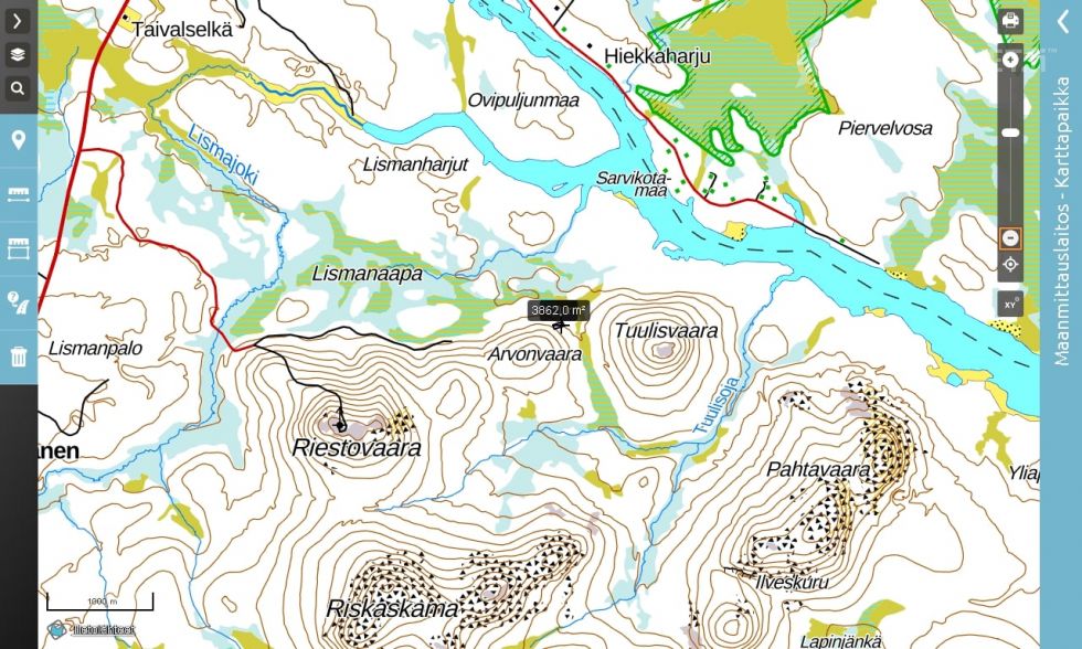 Vuohčču Vuotso Arvonvaara * metsämääräala eniten tarjoavalle*  touhutontti vaunuparkki lappi – 