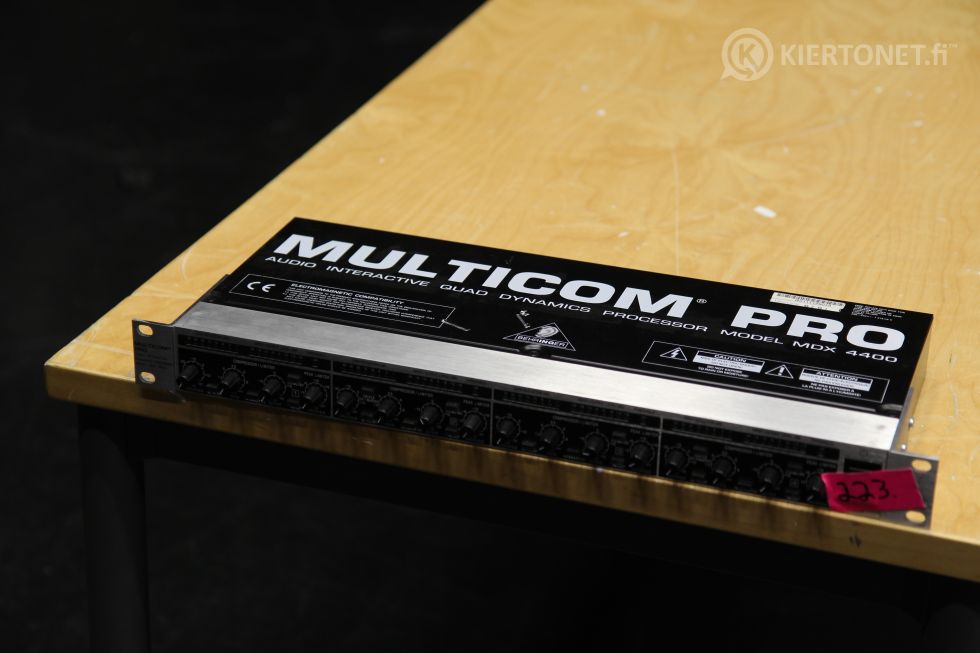 (223) Behringer Multicom Pro -kompressori – Kiertonet.fi