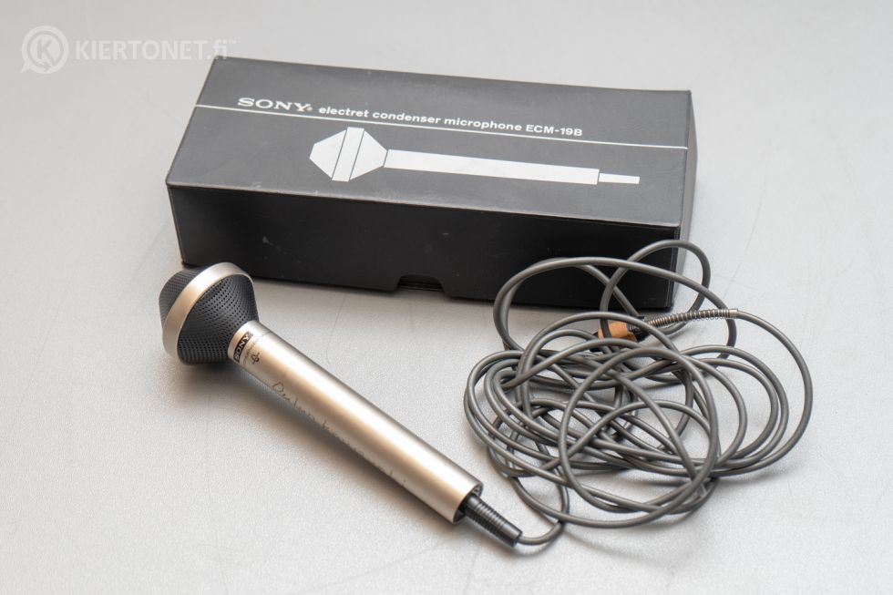 Sony ECM-19B Vintage Electret Condenser Microphone – Kiertonet.fi