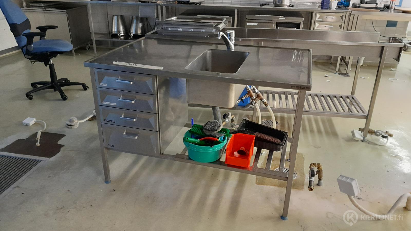 Metos -pöytä vesipisteellä - Nro.6 (Suurkeittiö) – Kiertonet.fi