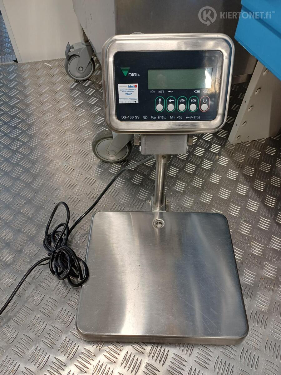 DS-166 SS Digi punnitusvaaka (nro 1) – Kiertonet.fi