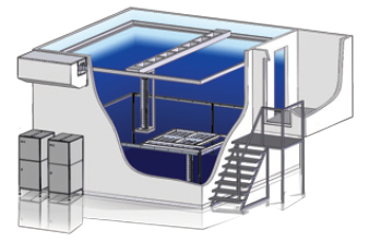 一例として
設置面積3.5m×5m（高さ3.5m）でMatrix 1.0mℓ チューブを74万本収納できます