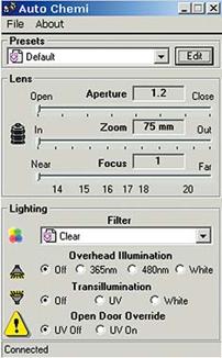 ■キャビネット制御
ひとつのダイアログによるキャビネット、レンズの制御
