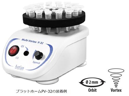 ミキサー BIOSAN LTD. V-32, Multi-vortex for Tubes