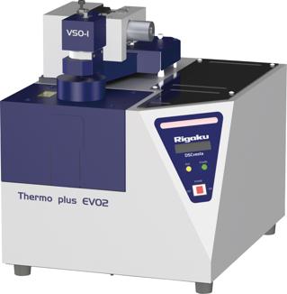 試料観察示差走査熱量計 Thermo plus EVO2  試料観察DSCvesta