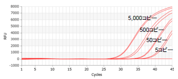 新型コロナウイルス検出キットSARS-CoV-2 Direct Detection RT-qPCR Kitの実施例