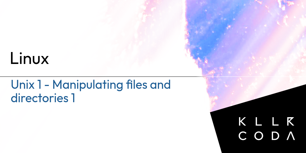 Ineractive Unix Unix 1 - Manipulating files and directories 1 | Linux | Killercoda