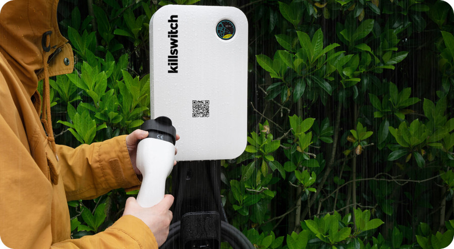 EV Charger with Killswitch QR code