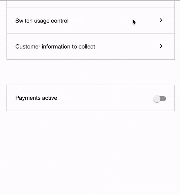 Killswitch device settings