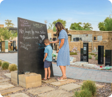 Gilbert Memorial Park gardens