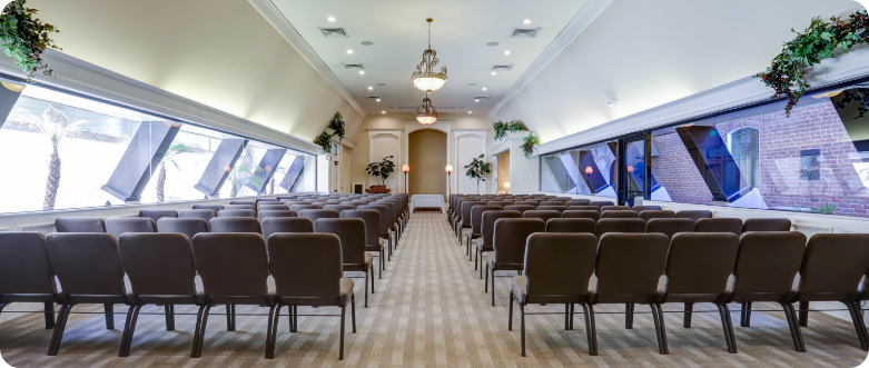 Garden Chapel reception area