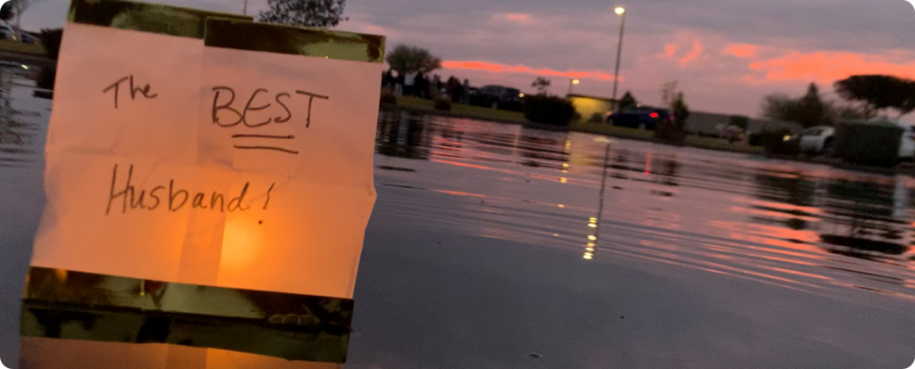 Lantern release ceremony for families choosing cremation