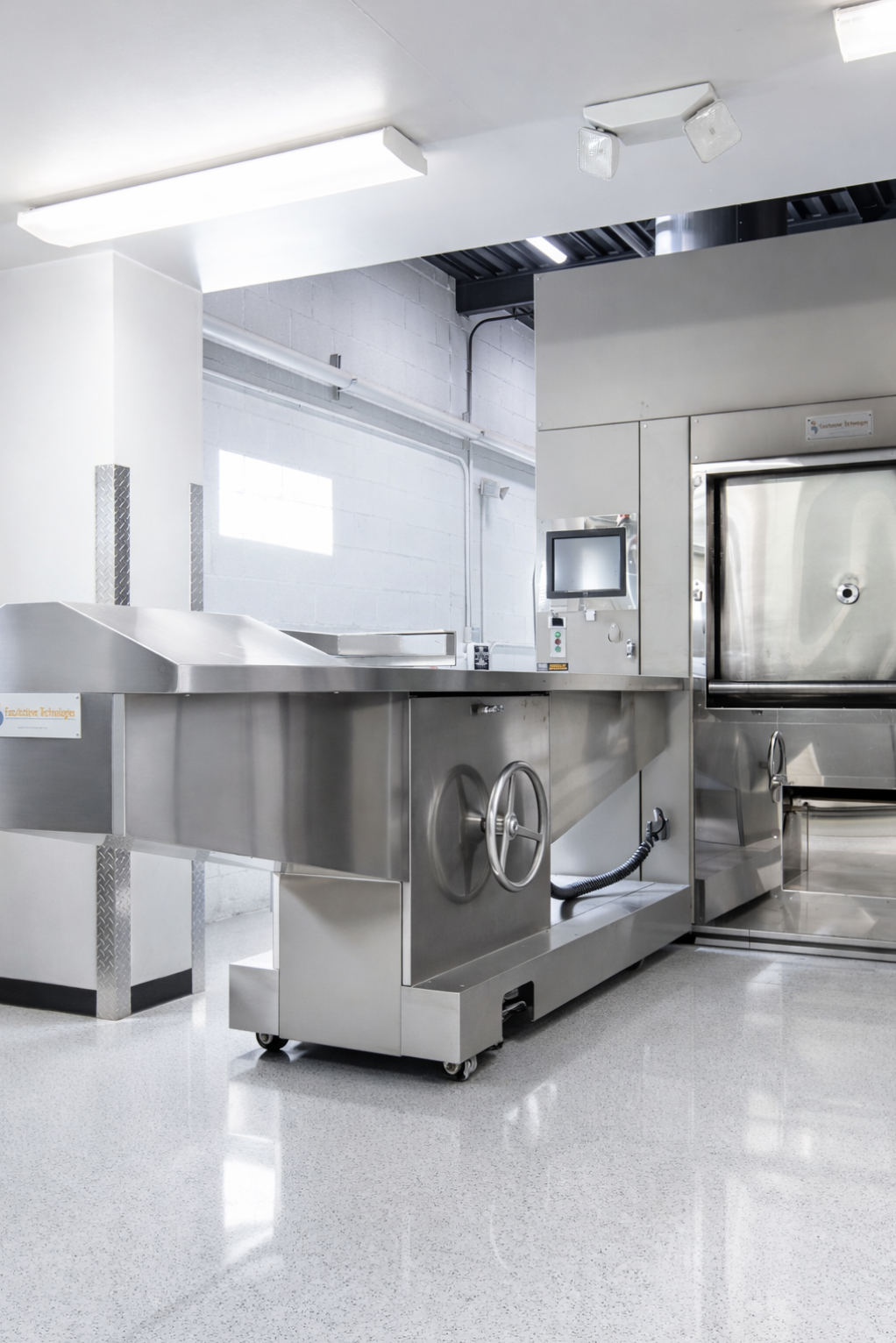 Professional cremation equipment at Bunker