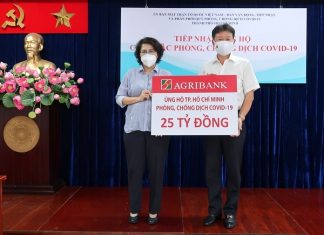 Agribank hỗ trợ TPHCM 25 tỷ đồng để phòng, chống dịch COVID-19