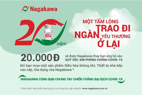 Tập đoàn Nagakawa được vinh danh “Thương hiệu Mạnh Việt Nam” 2021