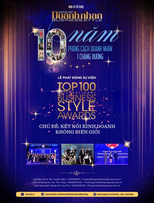 Doanh nhân DONA KIM và những dấu ấn tại Top 100 Phong Cách Doanh Nhân - Người Tiên Phong 2021-2022