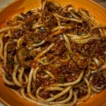 Bucatini with Meat Sauce – Kitchen with Class