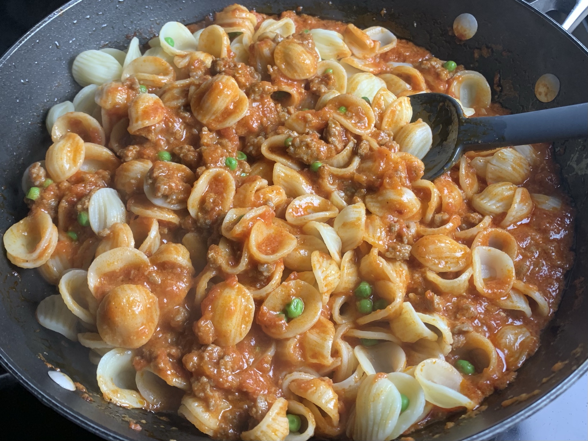 Sausage and Pea Pasta Kitchen with Class