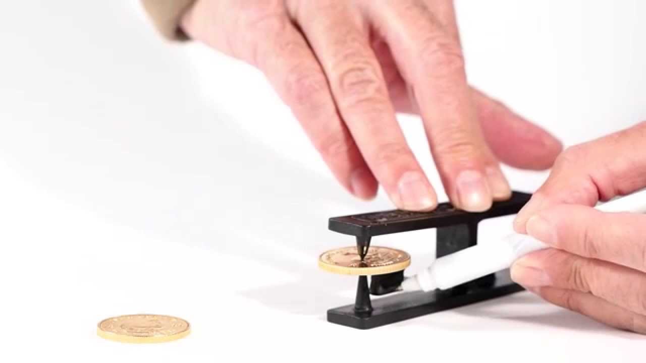 Coin-testkit met resonantietechnologie voor de authenticatie